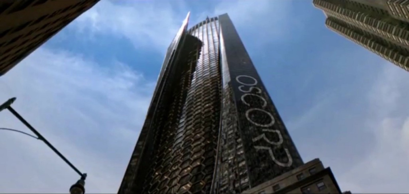 Oscorp tower rising over Midtown